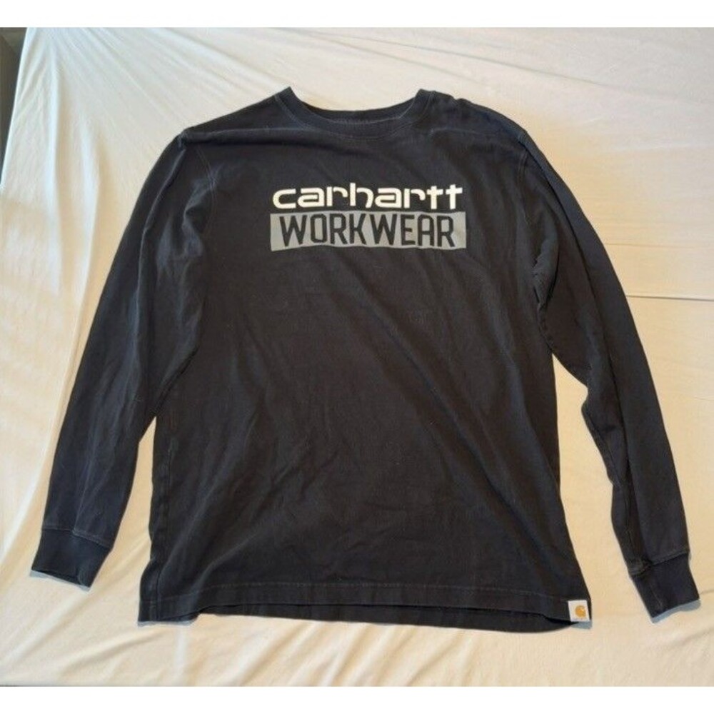 Carhartt Spell Out Long Sleeve Shirt Size M